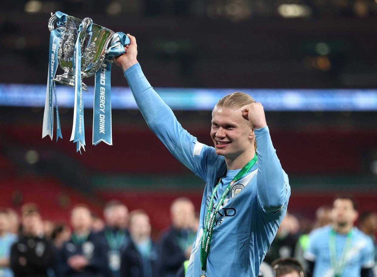 曼城荣膺联赛杯冠军！哈兰德决赛表现耐人寻味，九场决赛无进球无助攻